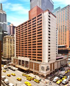 Nespecifikovaný výhled na destinaci New York nebo výhled na město při pohledu z hotelu