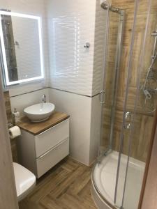 Łazienka w obiekcie Apartamenty Mikubo Wrocław