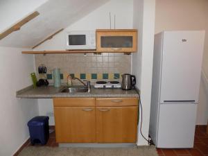 A cozinha ou cozinha compacta de Ubytování Pod Kapličkou