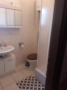 Koupelna v ubytování Apartments Hrga