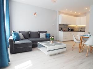 Kuchyňa alebo kuchynka v ubytovaní Grand-Tourist Amber Rose Apartment
