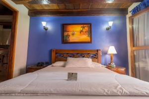 Voodi või voodid majutusasutuse Hotel Don Pedro De Heredia toas