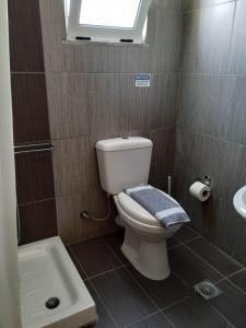 A bathroom at Pardalakis Studios