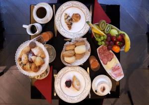 อาหารเช้าซึ่งให้บริการแก่ผู้เข้าพักที่ Hotel Palazzo Barbarigo Sul Canal Grande