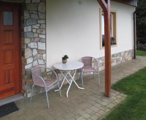 Patio alebo iná vonkajšia časť ubytovania Apartman 300