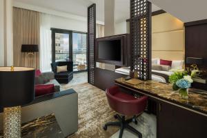 TV a/nebo společenská místnost v ubytování Millennium Place Dubai Marina