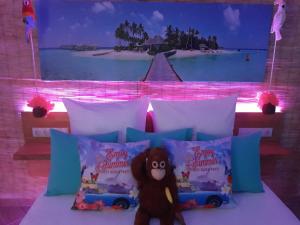 Łóżko lub łóżka w pokoju w obiekcie Wonder Nerja Paraiso Apartamento