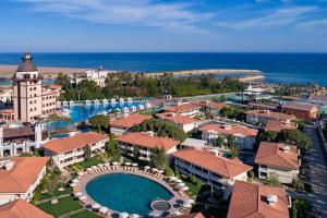 an aerial view of a resort with a large pool at Mardan Palace in Lara