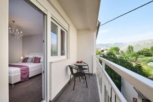 Balkón nebo terasa v ubytování Apartment Epetij 2