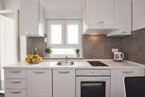 Kuchyň nebo kuchyňský kout v ubytování Apartment Epetij 2