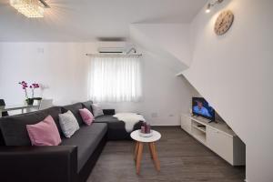 TV a/nebo společenská místnost v ubytování Apartment Epetij 2