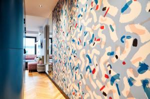Posteľ alebo postele v izbe v ubytovaní Rajska Blue Luxury Apartment