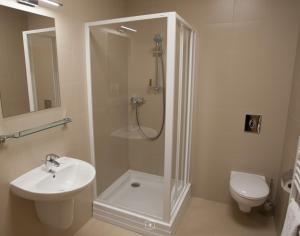 Ванная комната в HOTEL CENTRAL CAREI