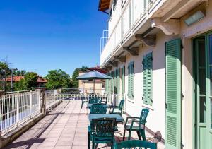 A balcony or terrace at Residence delle Tre Corone