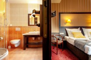 Kúpeľňa v ubytovaní Hotel Wielopole