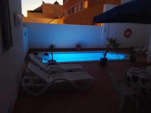 Bazén v ubytování Eureka ! Calle el Roque, urbanización la Caracola. Corralejo, Fuerteventura nebo v jeho okolí