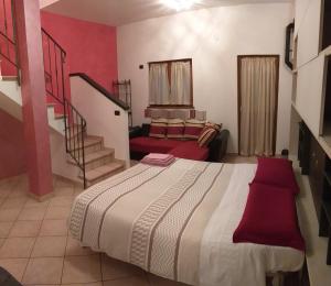 Ліжко або ліжка в номері La casa di Lucia a Cerete