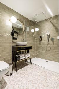 Koupelna v ubytování C-Hotels Continental