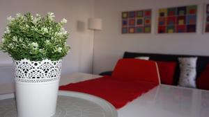 Posteľ alebo postele v izbe v ubytovaní GIULIA E CHIARA LUXURY APARTMENT