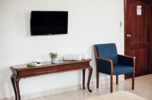 TV a/nebo společenská místnost v ubytování Valley Garden Hotel