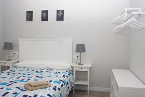 A bed or beds in a room at APARTAMENTOS GyC VIVIENDAS GOLD