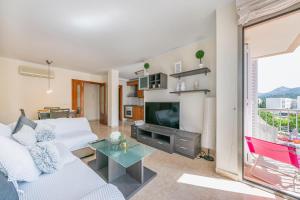 Posezení v ubytování Can Jaume Apartment