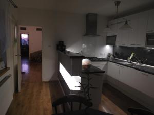 Kuchyň nebo kuchyňský kout v ubytování Apartmán Branka