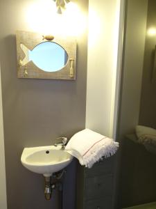 Koupelna v ubytování Le Clos du Vieux Porche