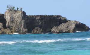 an island in the middle of the ocean at Polish Princess Guest House in Port Antonio