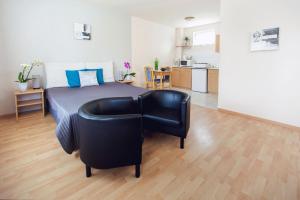 Kuchyňa alebo kuchynka v ubytovaní Apartman Szanyi