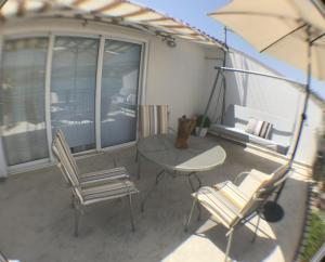 Balkón nebo terasa v ubytování apartmani Mandic