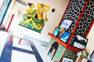 TV a/nebo společenská místnost v ubytování Ella 360