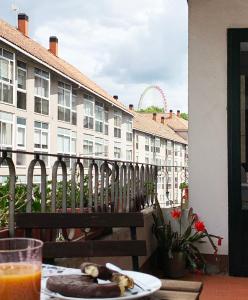 En balkon eller terrasse på CampusSur