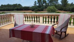 Balkón alebo terasa v ubytovaní Finca Sa Cova de Mallorca