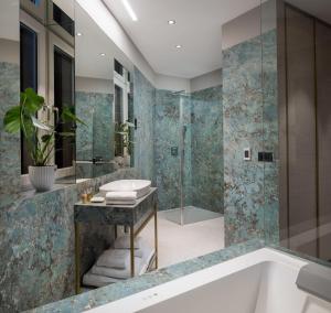 Koupelna v ubytování Five Elements Luxury Rooms