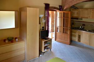 Kuchyň nebo kuchyňský kout v ubytování Agriturismo Il Poderaccio