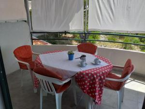 Balkón nebo terasa v ubytování Apartments Rosa