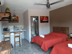 Postel nebo postele na pokoji v ubytování Holbox Isla Bonita
