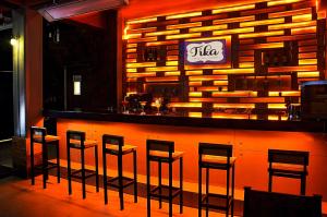 花园乌尤尼酒店酒廊或酒吧区