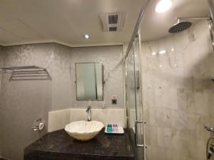 Koupelna v ubytování Ximen Airline Hotel