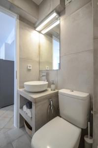 Koupelna v ubytování Lofos Apartment , Naxos Center