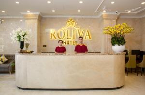 Vstupní hala nebo recepce v ubytování Roliva Hotel & Apartment Danang