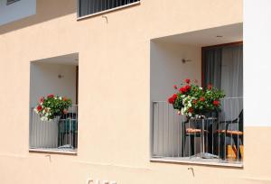 A balcony or terrace at Hotel & Restaurant Dankl