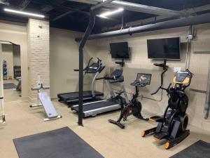 Γυμναστήριο ή/και όργανα γυμναστικής στο Historic Sterchi Loft on Gay St +8 φωτογραφίες