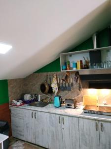 Köök või kööginurk majutusasutuses Hostel Portal
