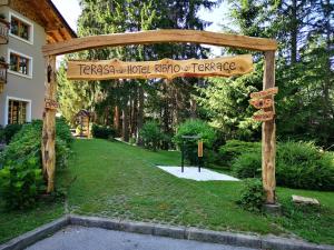 Zahrada ubytování Ribno Alpine Hotel