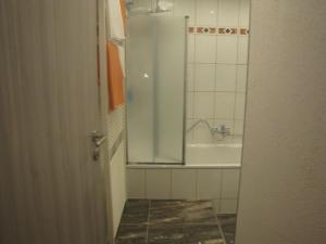 Koupelna v ubytování Milano Hotel
