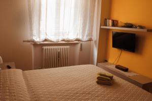 TV a/nebo společenská místnost v ubytování B&B Domus Benedicta