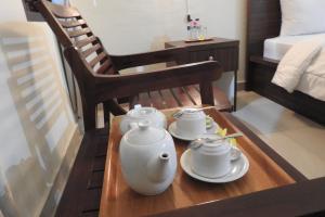 Posezení v ubytování D'Batur Hotel