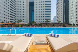 A piscina em ou perto de Ezdan Hotel Doha